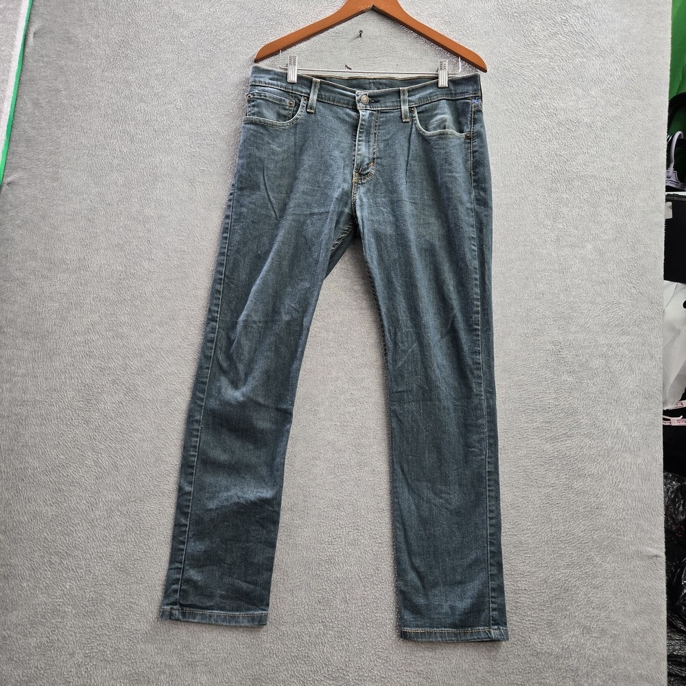 Levi's 511 Men Jeans 32X29 Blue Denim Slim Fit 28" Inseam